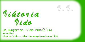 viktoria vido business card